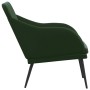 Banco de terciopelo verde oscuro 110x76x80 cm de vidaXL, Bancos - Ref: Foro24-351466, Precio: 137,61 €, Descuento: %