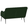 Banco de terciopelo verde oscuro 110x76x80 cm de vidaXL, Bancos - Ref: Foro24-351466, Precio: 137,61 €, Descuento: %