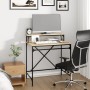 Iron and Sonoma plywood desktop 80x50x90 cm by vidaXL, Desks - Ref: Foro24-826705, Price: 59,59 €, Discount: %