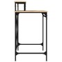 Iron and Sonoma plywood desktop 80x50x90 cm by vidaXL, Desks - Ref: Foro24-826705, Price: 59,59 €, Discount: %