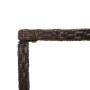 High bar table with brown PE rattan and glass surface, measuring 180x70x110 cm. by vidaXL, Garden tables - Ref: Foro24-362590...