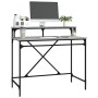 Sonoma gray iron and plywood desk 100x50x90 cm by vidaXL, Desks - Ref: Foro24-826702, Price: 57,99 €, Discount: %