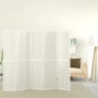 Biombo plegable con 5 paneles estilo japonés blanco 200x170 cm de vidaXL, Divisores de ambientes - Ref: Foro24-352089, Precio...