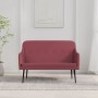 Red fabric bench 110x76x80 cm by vidaXL, Banks - Ref: Foro24-351486, Price: 92,70 €, Discount: %