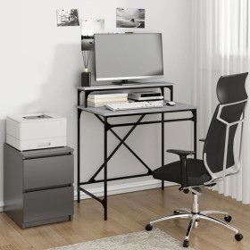 Iron and Sonoma plywood desktop 80x50x90 cm by vidaXL, Desks - Ref: Foro24-826707, Price: 54,81 €, Discount: %