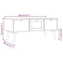 Couchtisch mit Sperrholzschubladen 80x40x35,5 cm von vidaXL, Couchtisch - Ref: Foro24-352157, Preis: 60,92 €, Rabatt: %