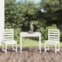 Garden table and chairs 3 pieces solid white pine wood by vidaXL, Garden sets - Ref: Foro24-3154672, Price: 234,58 €, Discoun...