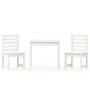 Garden table and chairs 3 pieces solid white pine wood by vidaXL, Garden sets - Ref: Foro24-3154672, Price: 234,58 €, Discoun...