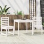 Garden table and chairs 3 pieces solid white pine wood by vidaXL, Garden sets - Ref: Foro24-3154672, Price: 234,58 €, Discoun...