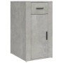 Concrete gray plywood desk cabinet 40x49x75 cm by vidaXL, Closets and storage - Ref: Foro24-816796, Price: 69,62 €, Discount: %