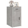 Concrete gray plywood desk cabinet 40x49x75 cm by vidaXL, Closets and storage - Ref: Foro24-816796, Price: 69,62 €, Discount: %