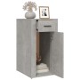 Concrete gray plywood desk cabinet 40x49x75 cm by vidaXL, Closets and storage - Ref: Foro24-816796, Price: 69,62 €, Discount: %