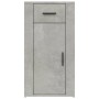 Concrete gray plywood desk cabinet 40x49x75 cm by vidaXL, Closets and storage - Ref: Foro24-816796, Price: 69,62 €, Discount: %