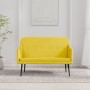 Light yellow fabric bench 110x76x80 cm by vidaXL, Banks - Ref: Foro24-351491, Price: 92,70 €, Discount: %