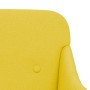 Banco de tela amarillo claro 110x76x80 cm de vidaXL, Bancos - Ref: Foro24-351491, Precio: 92,70 €, Descuento: %