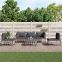 Garden furniture set 6 pieces and anthracite PE rattan cushions by vidaXL, Outdoor sofas - Ref: Foro24-3186719, Price: 459,97...