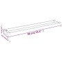 Estante de pared de ducha aluminio blanco 90 cm de vidaXL, Accesorios para el baño - Ref: Foro24-153626, Precio: 33,58 €, Des...