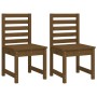 Set de comedor de jardín 4 pzas madera maciza pino marrón miel de vidaXL, Conjuntos de jardín - Ref: Foro24-3154692, Precio: ...