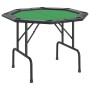 Mesa de póquer plegable para 8 jugadores verde 108x108x75 cm de vidaXL, Mesas de juego y de póquer - Ref: Foro24-80404, Preci...