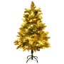 Árbol de Navidad con LED y piñas verde PVC y PE 120 cm de vidaXL, Arboles de navidad - Ref: Foro24-344295, Precio: 88,99 €, D...