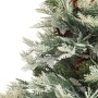 Christmas tree with LED and pine cones green PVC and PE 120 cm by vidaXL, Christmas trees - Ref: Foro24-344295, Price: 88,99 ...