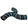 Túnel para gatos con 3 salidas poliéster negro y azul 25 cm de vidaXL, Tiendas y túneles de juego - Ref: Foro24-172186, Preci...