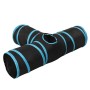 Cat tunnel 3 ways black and blue polyester 90 cm by vidaXL, Play tents and tunnels - Ref: Foro24-172182, Price: 20,80 €, Disc...