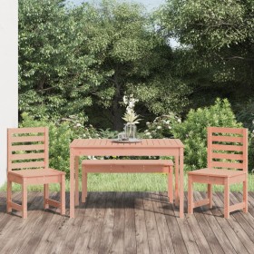 Garden dining set 4 pieces solid wood Douglas fir by vidaXL, Garden sets - Ref: Foro24-3154706, Price: 275,67 €, Discount: %