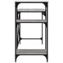 Desk with iron and gray Sonoma wood shelves 105x50x90cm by vidaXL, Desks - Ref: Foro24-826717, Price: 65,58 €, Discount: %