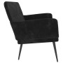 Banco de terciopelo negro 108x79x79 cm de vidaXL, Bancos - Ref: Foro24-351419, Precio: 148,72 €, Descuento: %