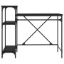 Desk with shelves black plywood 105x50x90 cm by vidaXL, Desks - Ref: Foro24-826714, Price: 74,99 €, Discount: %