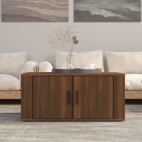 Mesa de centro madera contrachapada roble marrón 80x50x36 cm de vidaXL, Mesas de centro - Ref: Foro24-816519, Precio: 70,99 €...