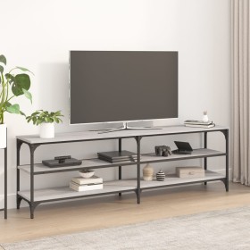 Mueble de TV madera contrachapada gris Sonoma 160x30x50 cm de vidaXL, Muebles TV - Ref: Foro24-826752, Precio: 68,99 €, Descu...