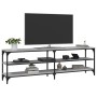 Sonoma gray plywood TV cabinet 160x30x50 cm by vidaXL, TV Furniture - Ref: Foro24-826752, Price: 67,97 €, Discount: %