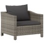 Garden armchair with gray synthetic rattan cushion by vidaXL, Garden sets - Ref: Foro24-362693, Price: 108,48 €, Discount: %