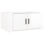 Mesa de centro madera contrachapada blanco brillo 80x50x36 cm de vidaXL, Mesas de centro - Ref: Foro24-816514, Precio: 65,99 ...