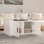 Couchtisch aus glänzend weißem Sperrholz, 80 x 50 x 36 cm von vidaXL, Couchtisch - Ref: Foro24-816514, Preis: 65,40 €, Rabatt: %