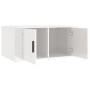 Mesa de centro madera contrachapada blanco brillo 80x50x36 cm de vidaXL, Mesas de centro - Ref: Foro24-816514, Precio: 65,99 ...