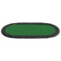 Tablero de póquer plegable para 10 jugadores verde 208x106x3 cm de vidaXL, Mesas de juego y de póquer - Ref: Foro24-80400, Pr...