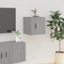 Sonoma gray wall-mounted TV cabinet 40x34.5x40 cm by vidaXL, TV Furniture - Ref: Foro24-816652, Price: 32,10 €, Discount: %