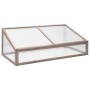 Invernadero madera de abeto gris 110x58,5x39 cm de vidaXL, Invernaderos - Ref: Foro24-362647, Precio: 58,14 €, Descuento: %