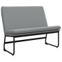 Banco de tela gris claro 100x75x76 cm de vidaXL, Bancos - Ref: Foro24-351321, Precio: 74,04 €, Descuento: %