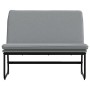 Banco de tela gris claro 100x75x76 cm de vidaXL, Bancos - Ref: Foro24-351321, Precio: 74,04 €, Descuento: %