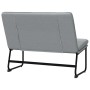 Banco de tela gris claro 100x75x76 cm de vidaXL, Bancos - Ref: Foro24-351321, Precio: 74,04 €, Descuento: %