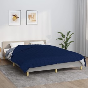 Manta con peso tela azul 220x230 cm 15 kg de vidaXL, Mantas - Ref: Foro24-3154809, Precio: 90,52 €, Descuento: %