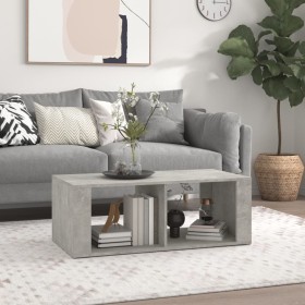 Concrete gray plywood coffee table 100x50x36 cm by vidaXL, Coffee table - Ref: Foro24-816524, Price: 51,24 €, Discount: %