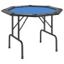 Mesa de póquer plegable para 8 jugadores azul 108x108x75 cm de vidaXL, Mesas de juego y de póquer - Ref: Foro24-80405, Precio...