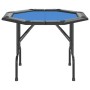 Mesa de póquer plegable para 8 jugadores azul 108x108x75 cm de vidaXL, Mesas de juego y de póquer - Ref: Foro24-80405, Precio...