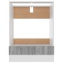 Armario de horno cocina madera ingeniería gris 60x46x81,5 cm de vidaXL, Armarios de cocina - Ref: Foro24-825835, Precio: 59,0...