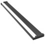 Estante para pared de ducha aluminio negro 118 cm de vidaXL, Accesorios para el baño - Ref: Foro24-153619, Precio: 61,78 €, D...